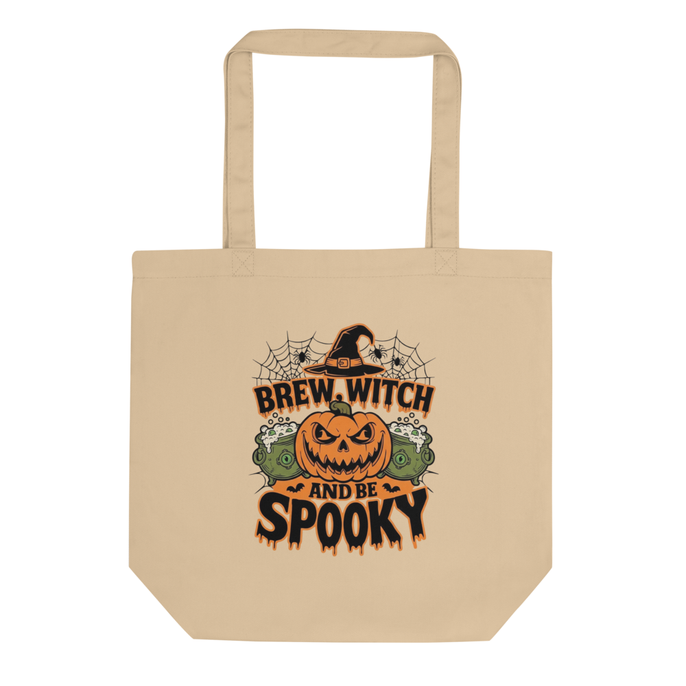 Brew Witch And Be Spooky Halloween Typography