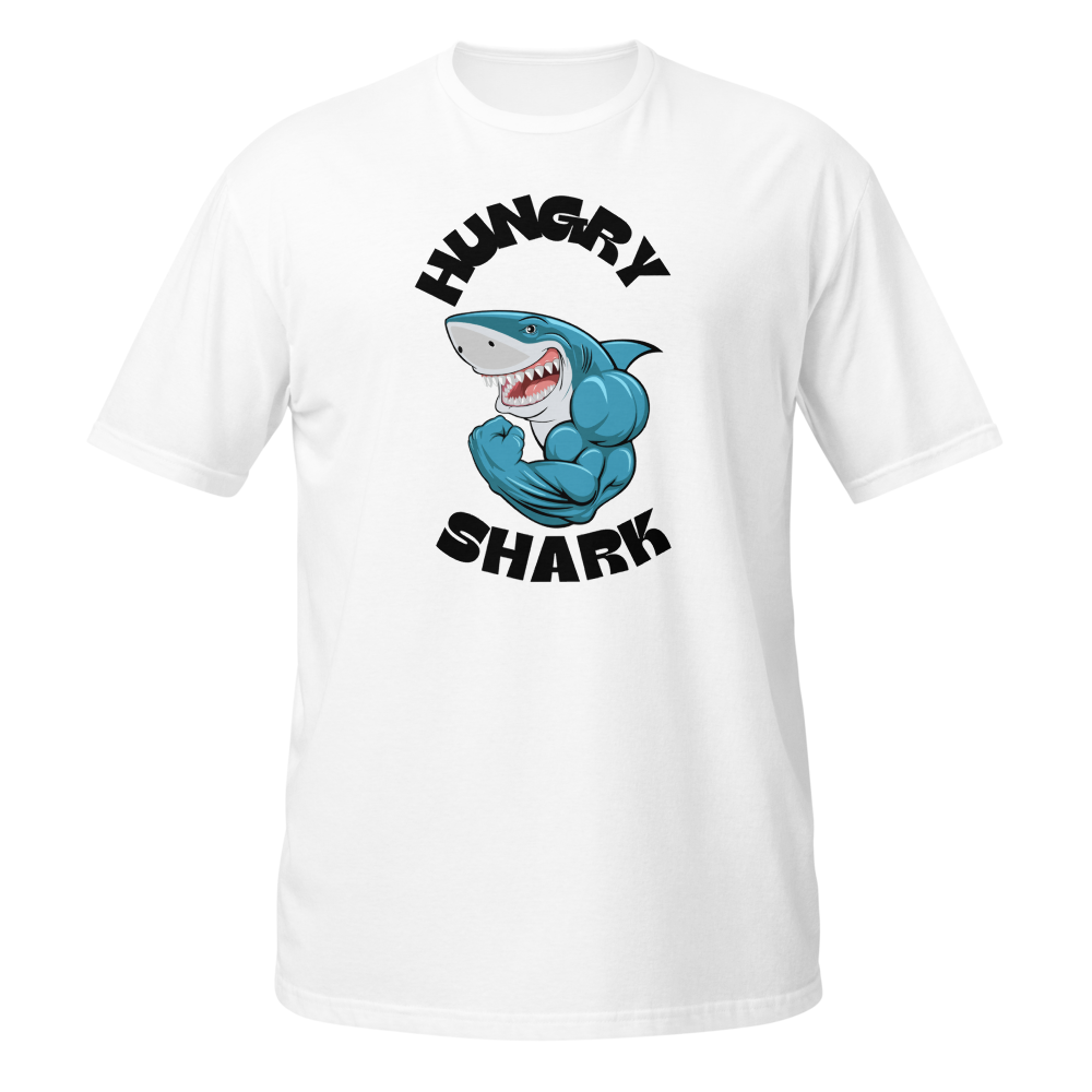 Hungry shark design t-shirt