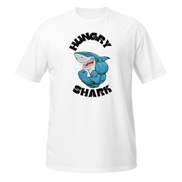Hungry shark design t-shirt