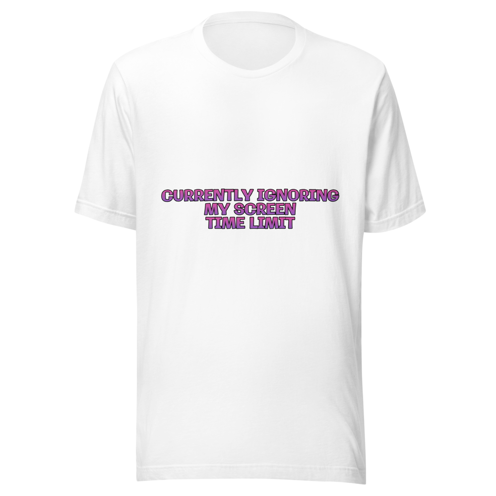 Currently ignoring my screen time limit