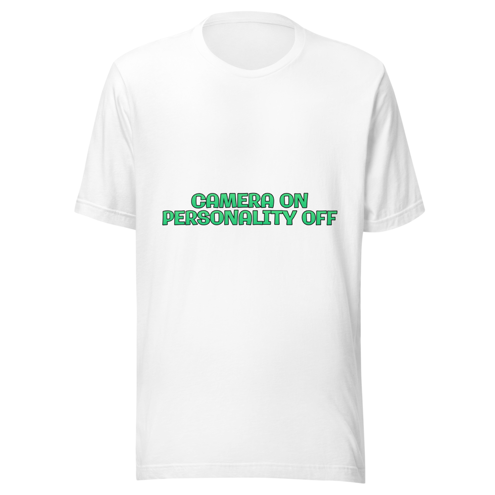 Camera on personality off