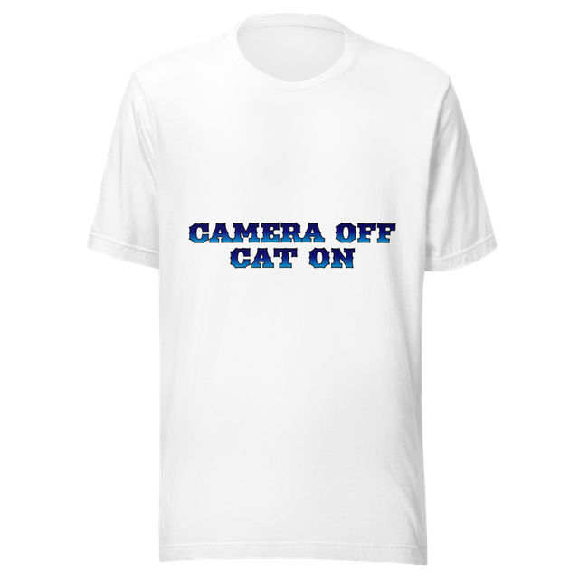 Camera off cat on