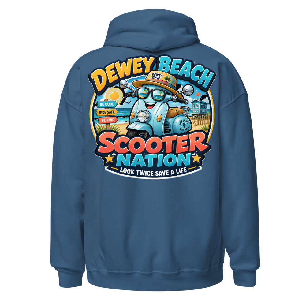 Scooter nation Sammy unisex hoodie