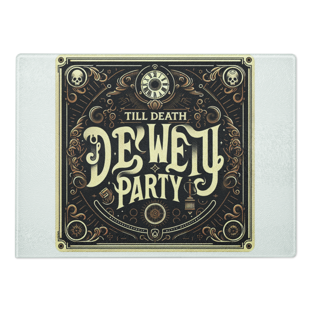 Till death glass cutting board