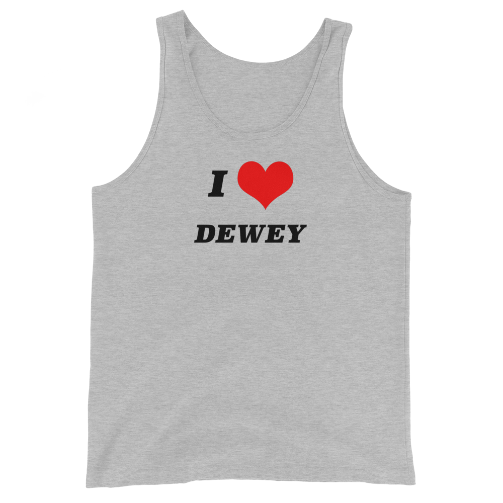 I ❤️ Dewey the tank top