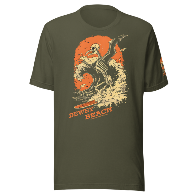 Surfing seagull the tee