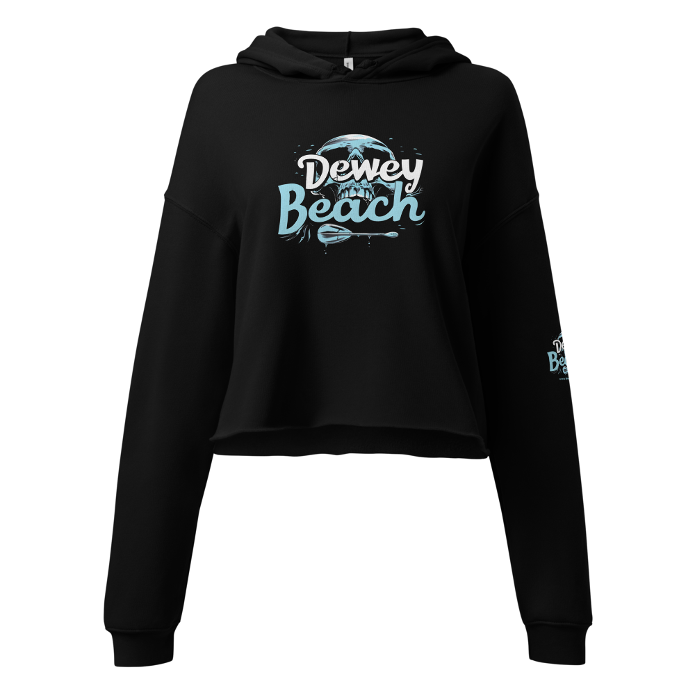 Paddle skull the women's cropped hoodie