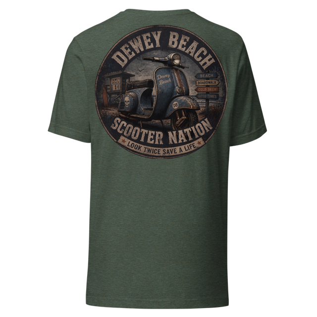 Scooter nation retro design Tee