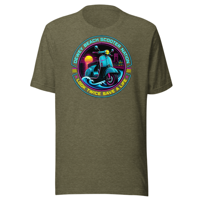 Scooter nation neon unisex Tee