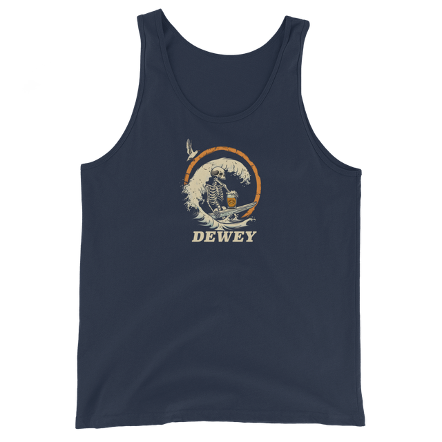 Skeleton beer the tank