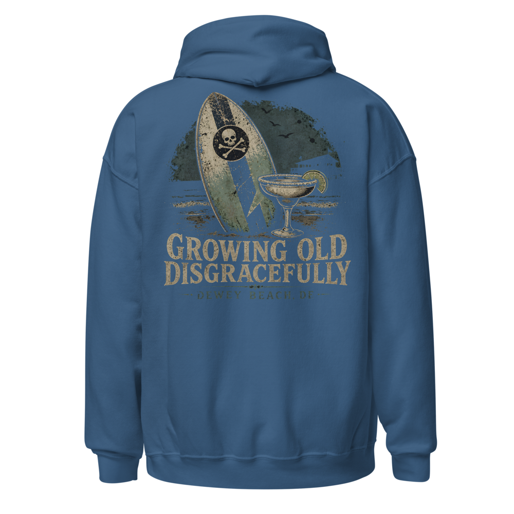 Growing old disgracefully skim the hoodie