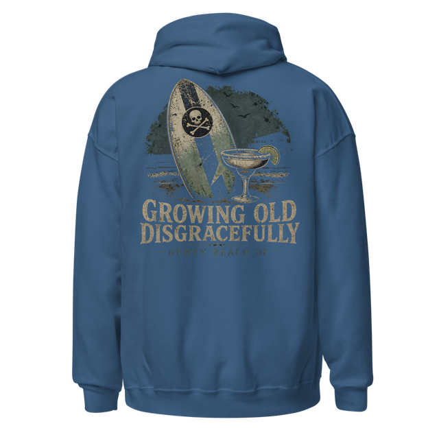Growing old disgracefully skim the hoodie