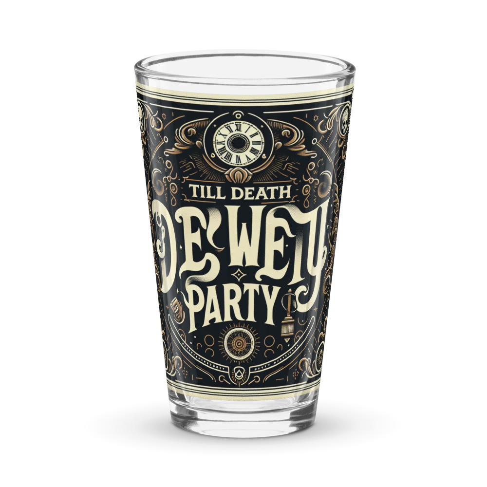 Till death pint Glass