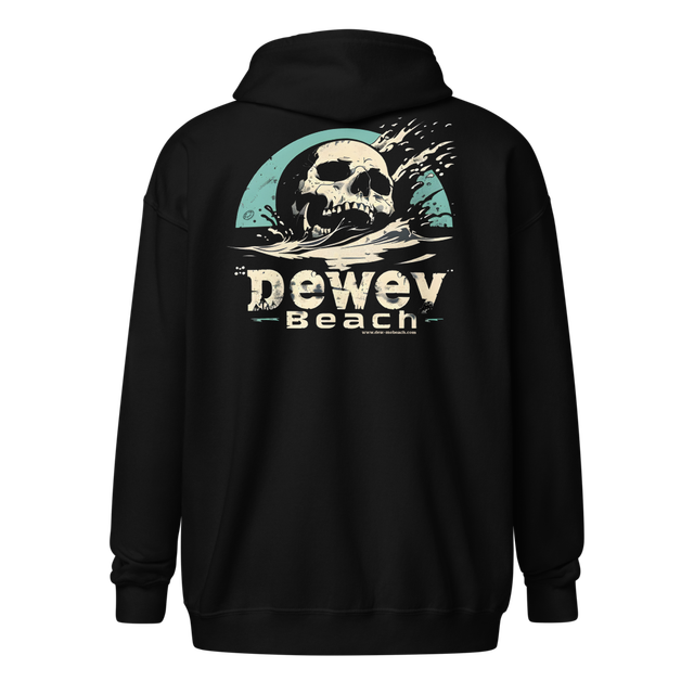 The Dewey skull zip up