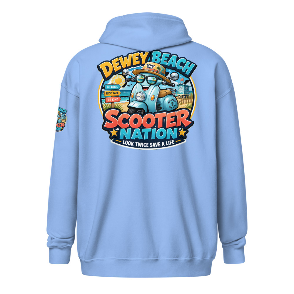 Scooter nation Sammy zip up hoodie