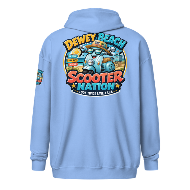 Scooter nation Sammy zip up hoodie