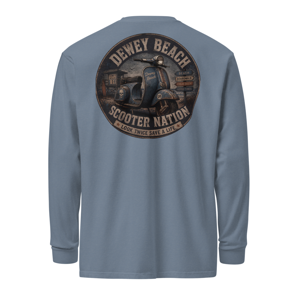 Scooter nation retro Long sleeve