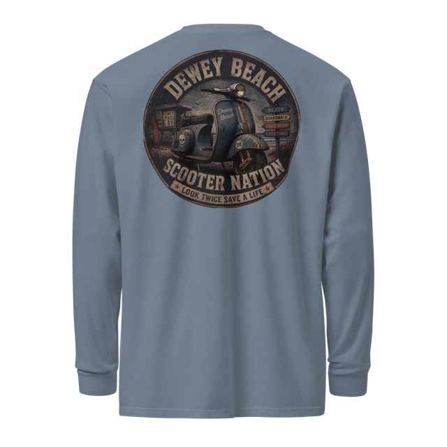 Scooter nation retro Long sleeve