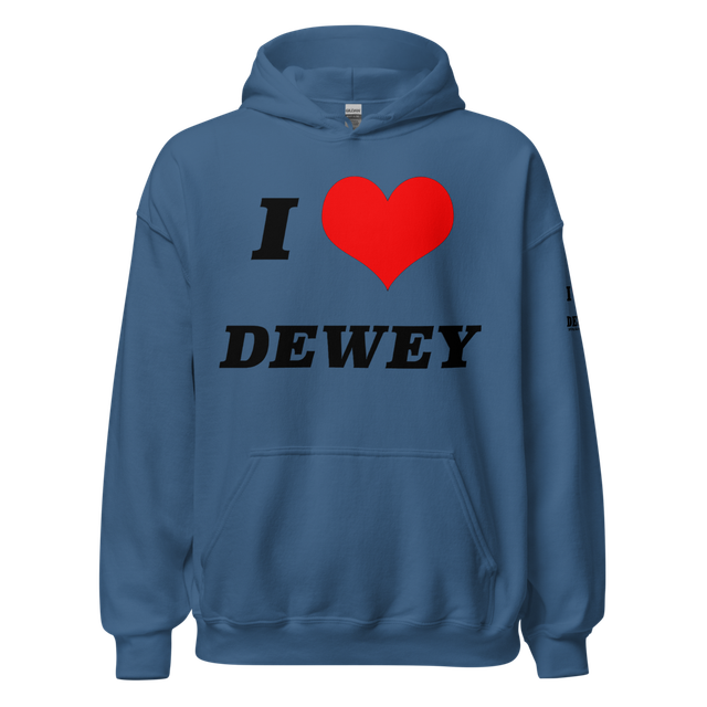 I ❤️ Dewey the hoodie
