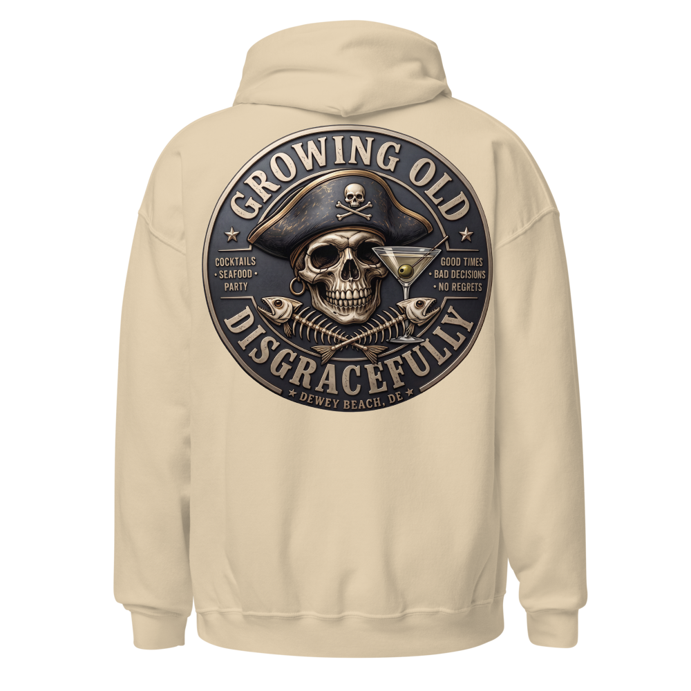 Growing old disgracefully pirate the hoodie