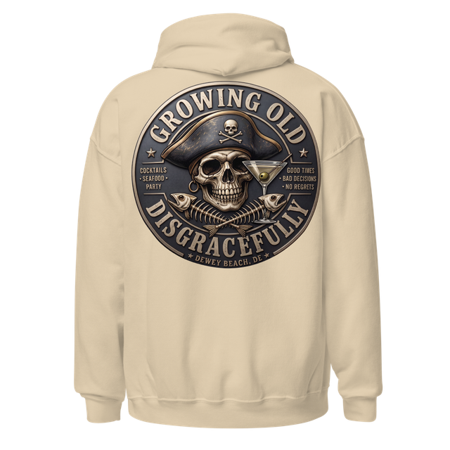 Growing old disgracefully pirate the hoodie