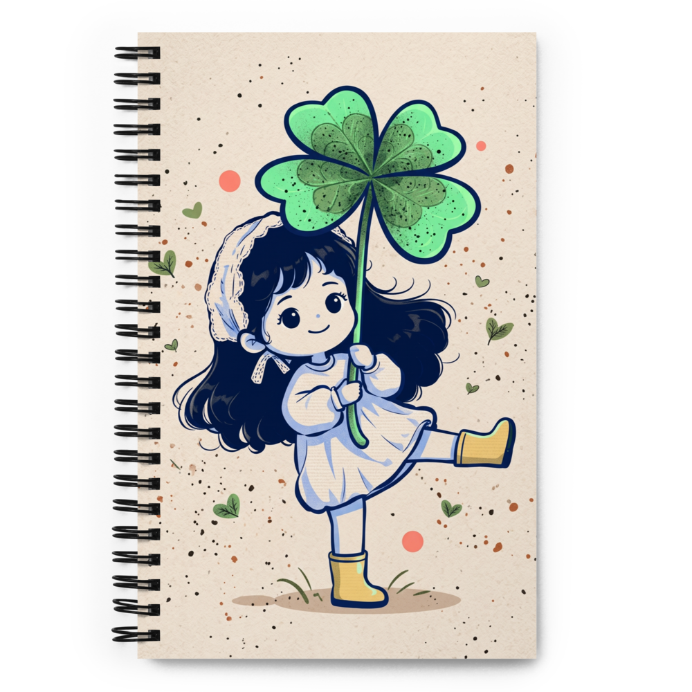 Lucky Girl Spiral Notebook