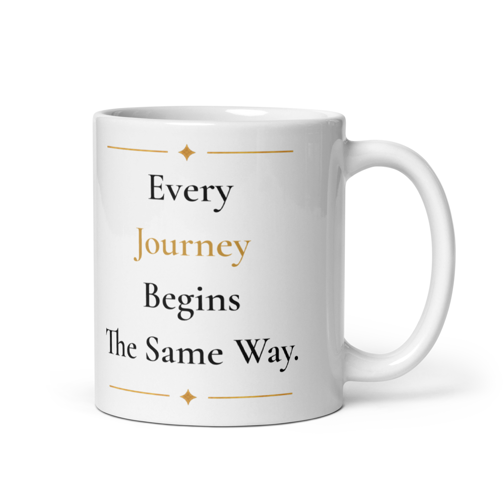 Every Journey Begins Mug
