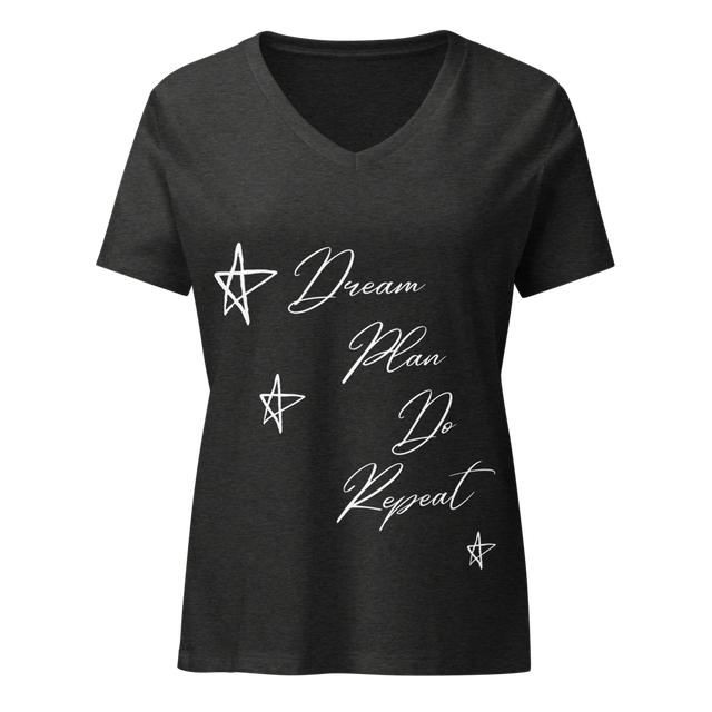 Dream Plan Do Repeat V-Neck T-Shirt