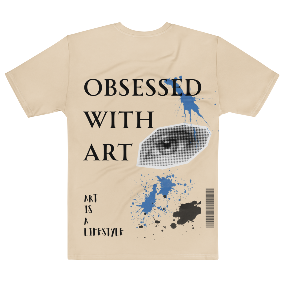 Blue Grunge Eye Graphic Tee