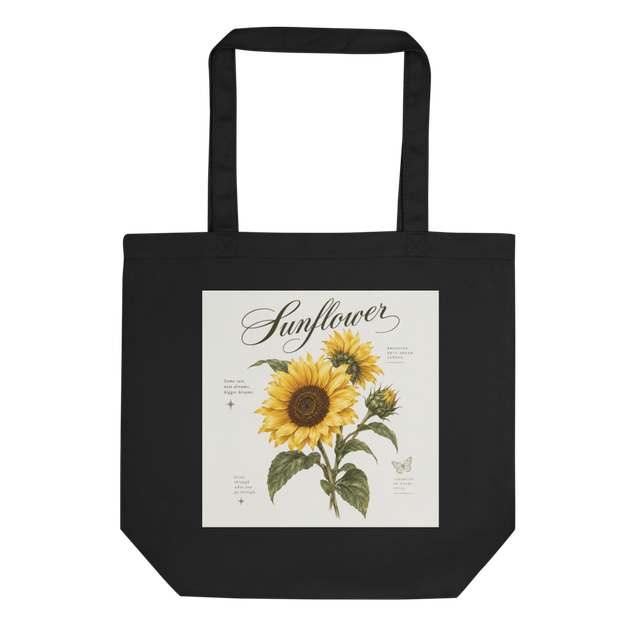 The Sunflower Tote | YAAZH Botanical Collection