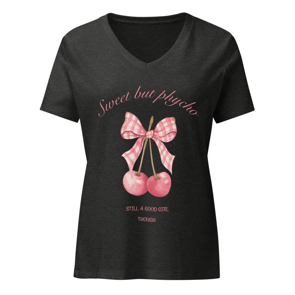 Sweet But Psycho V-Neck T-Shirt