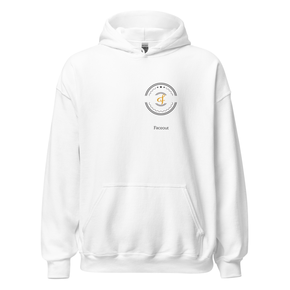 Classic White Graphic Unisex Hoodie
