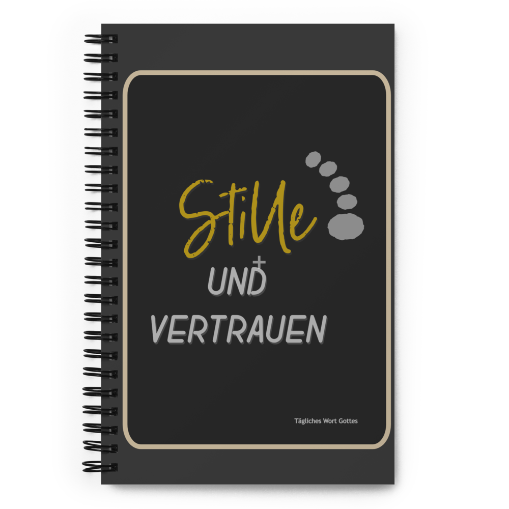 Premium Notizbuch – Stille und Vertrauen