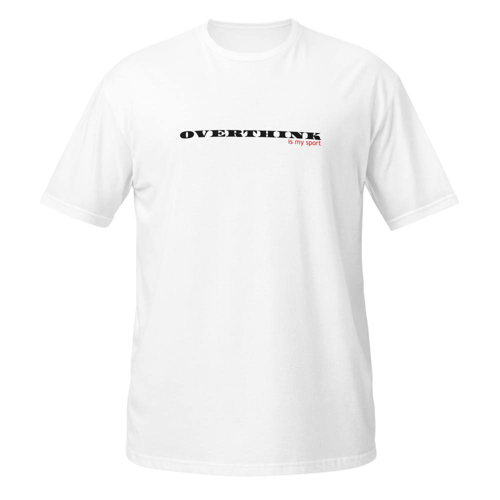 Professional Overthinker Funny Typography T-Shirt