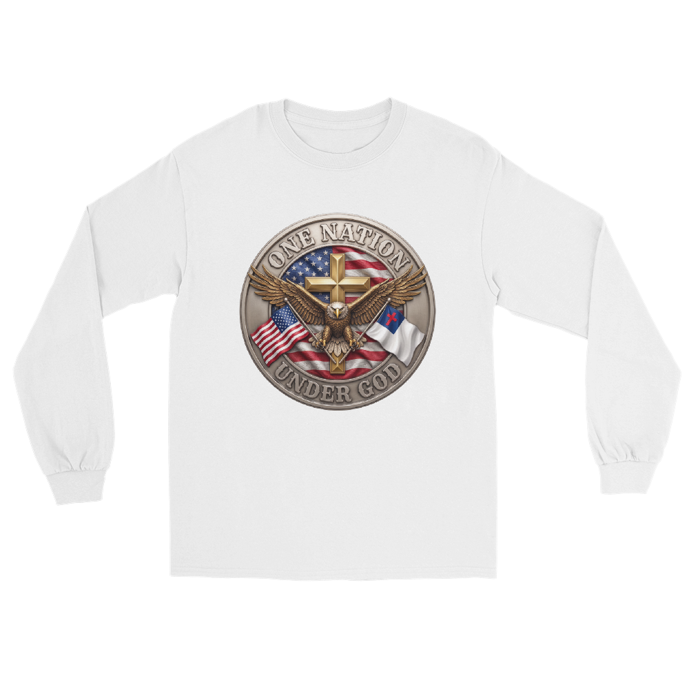 One Nation Under God Unisex Long Sleeve T