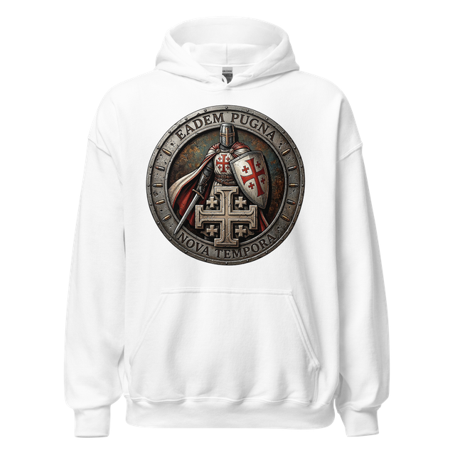 "Eadem Pugna, Nova Tempora" Unisex Hoodie