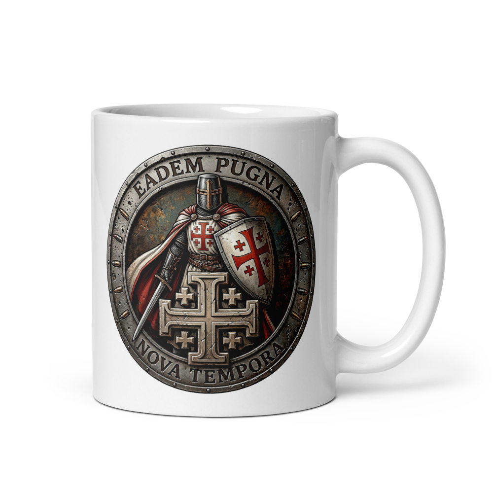 "Eadem Pugna, Nova Tempora" Coffee Mug