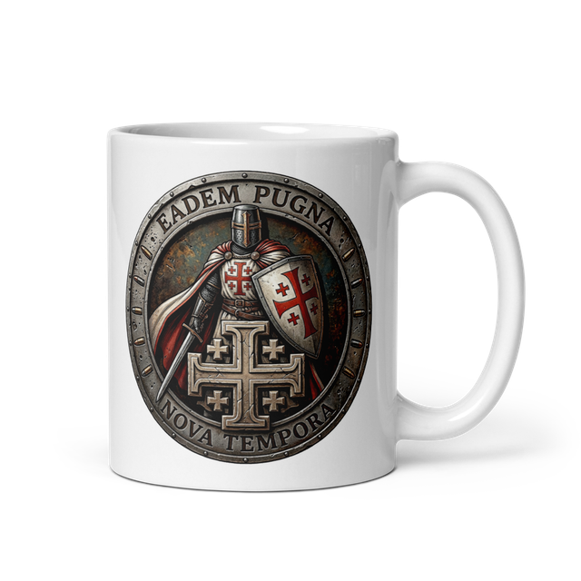 "Eadem Pugna, Nova Tempora" Coffee Mug