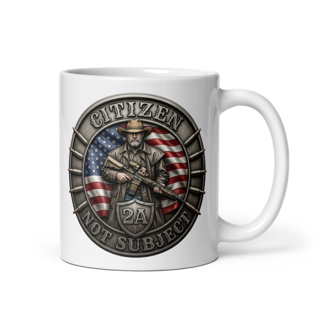 CITIZEN NOT SUBJECT Coffee Mug