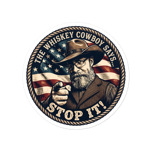 "Stop it!" Sticker!