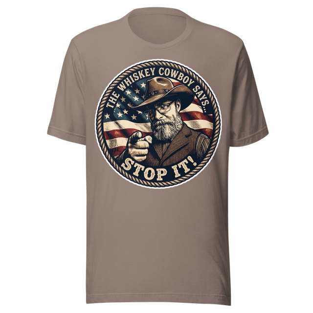 Men's T-Shirt featuring "Stop it!".
