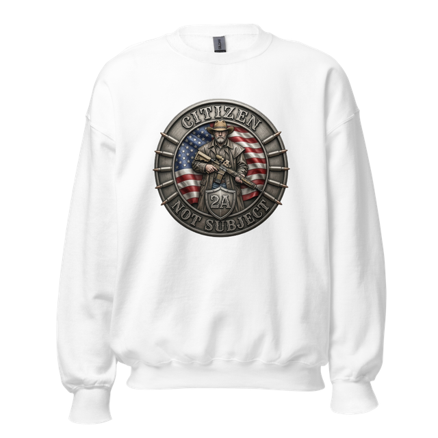 CITIZEN NOT SUBJECT Unisex Sweatshirt