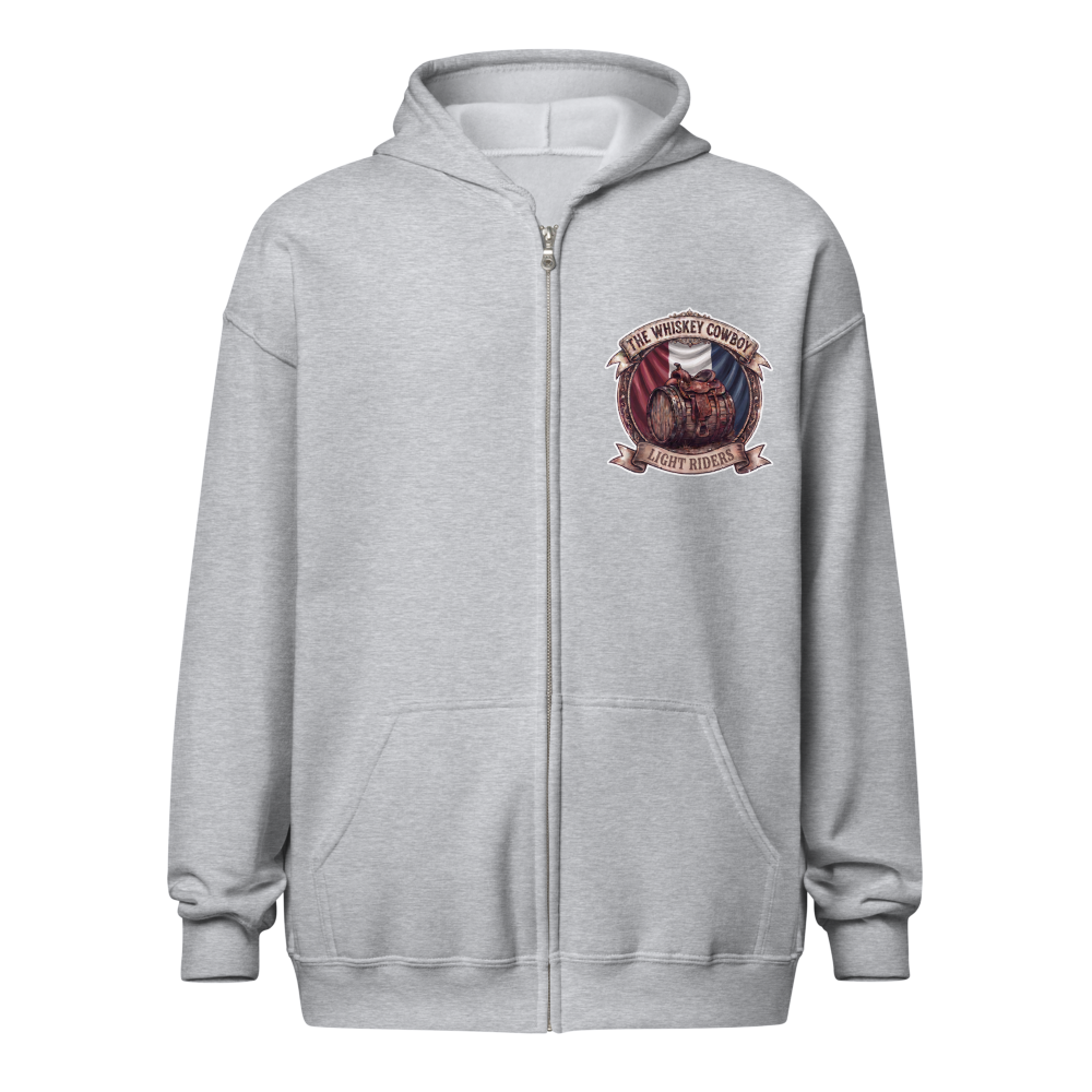 Light Riders Zippered Hoodie