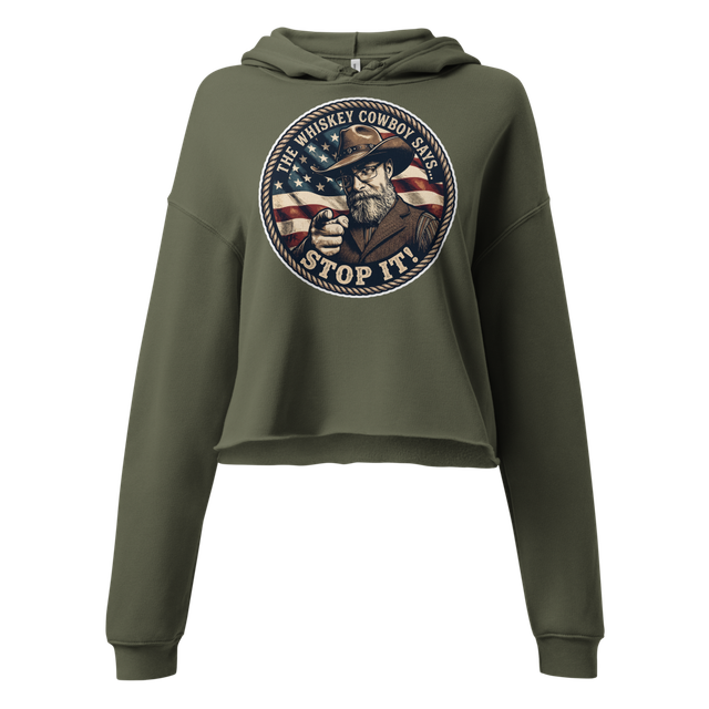 Women's Hoodie featuring "Stop it!"