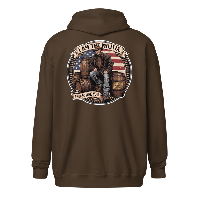 Militia Two Zipper Hoodie