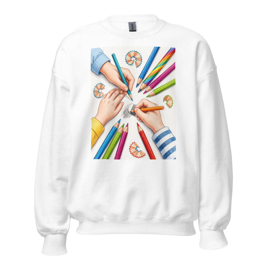 Sudadera unisex de cuello redondo 