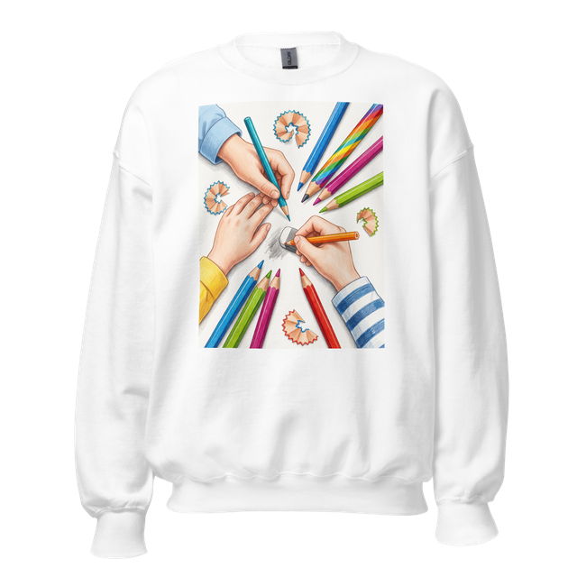 Sudadera unisex de cuello redondo