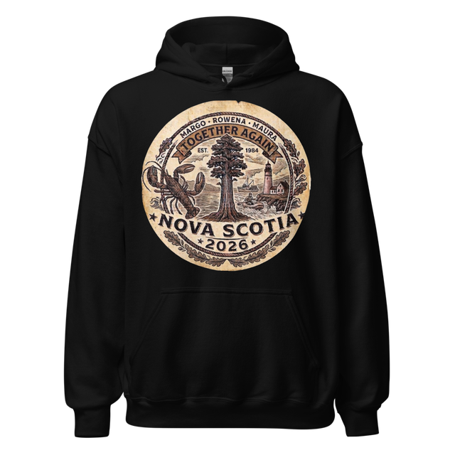 Hoodie with Round Logo