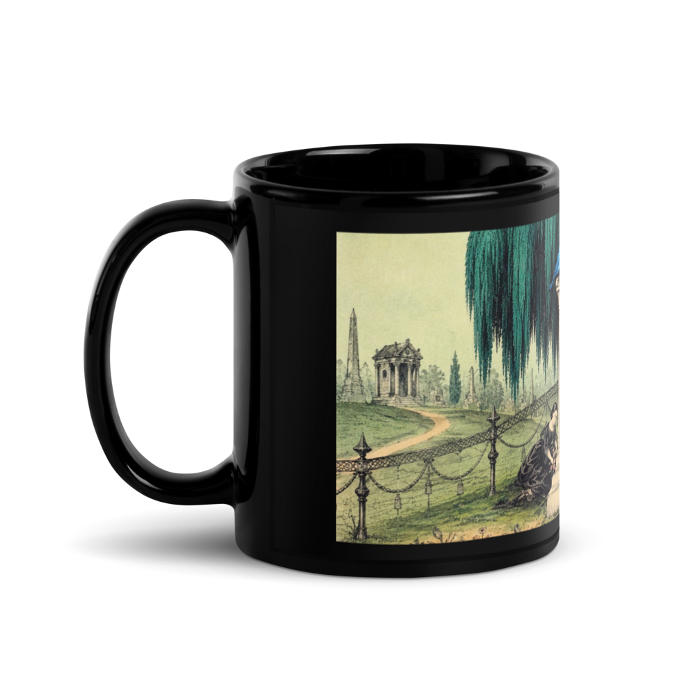 Blue Canary TX Mug but make it Black