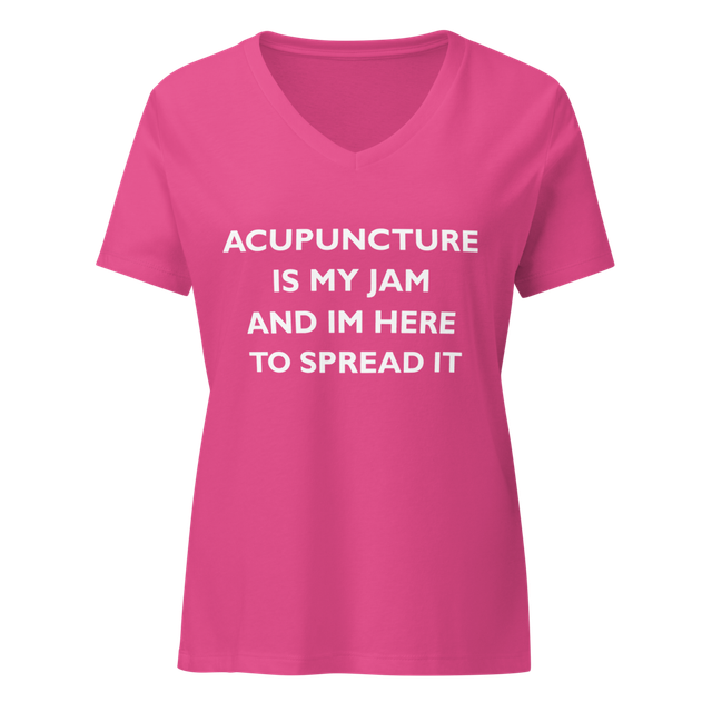 Women's Acupuncture Is My Jam V-Neck T-Shirt